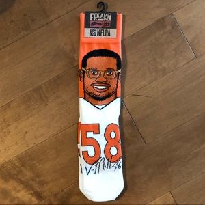 Von Miller #58 Denver Broncos Novelty Crew Socks